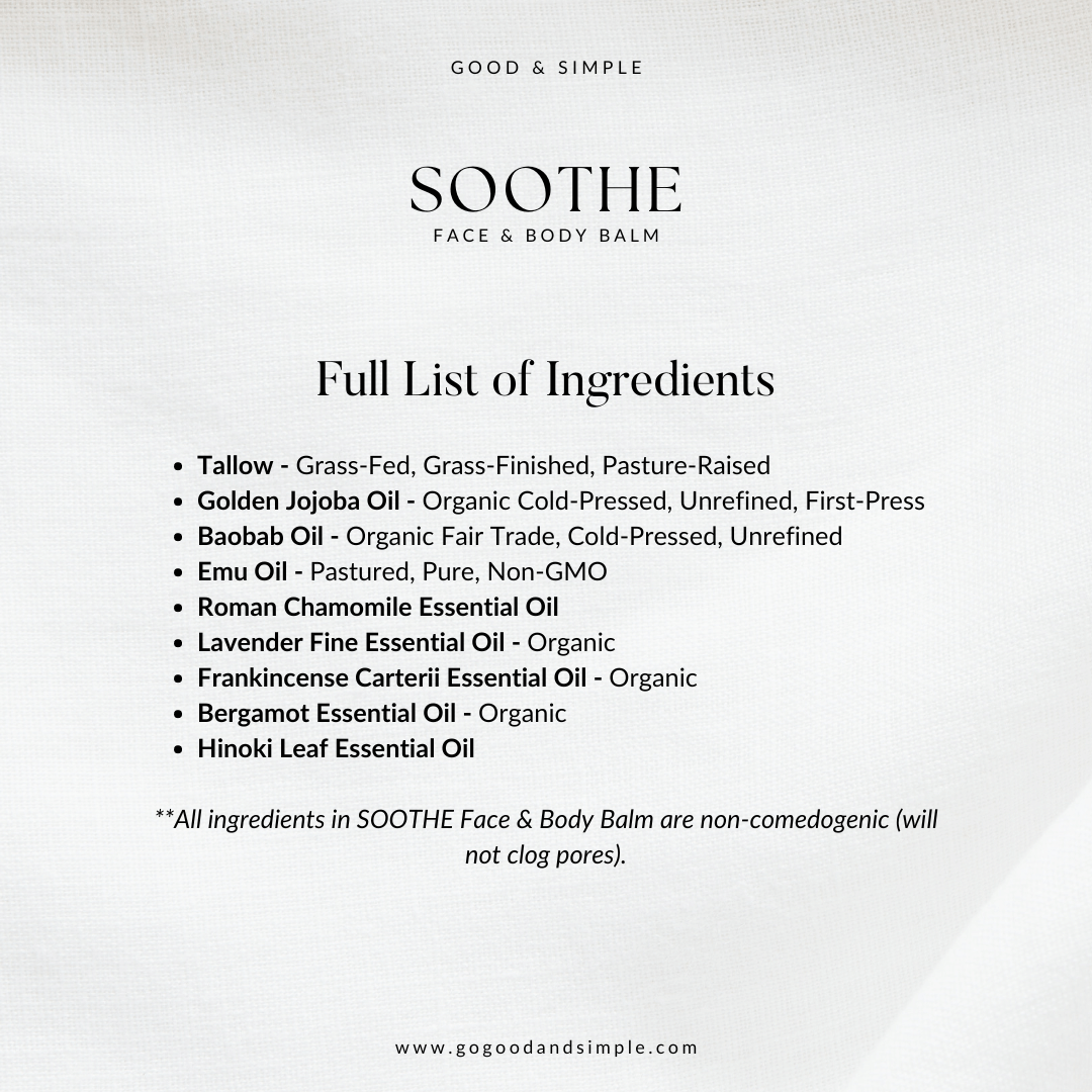 SOOTHE Face &amp; Body Balm